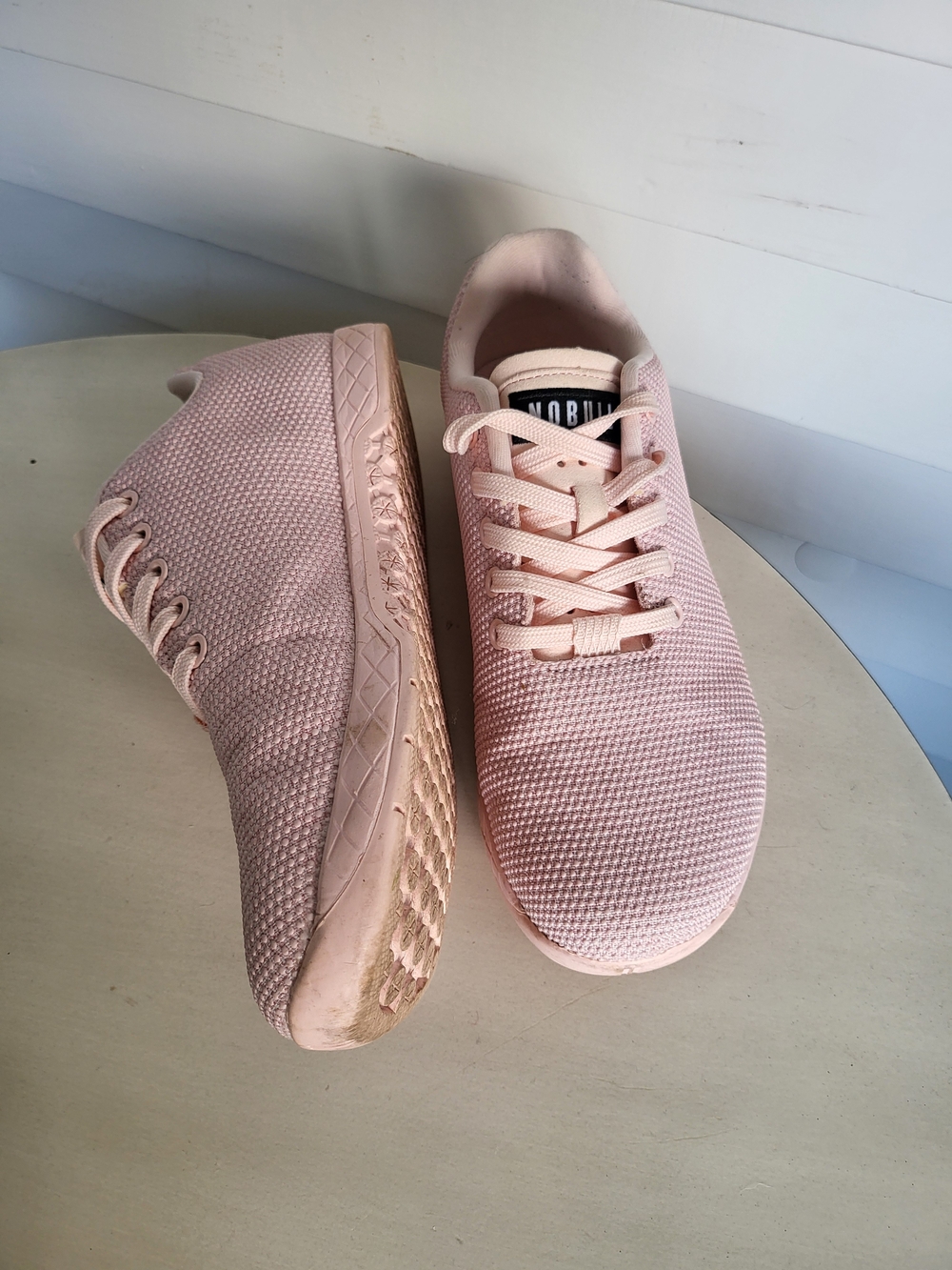 NoBull Women's Trainer in Light Pink - Picture 2 of 4